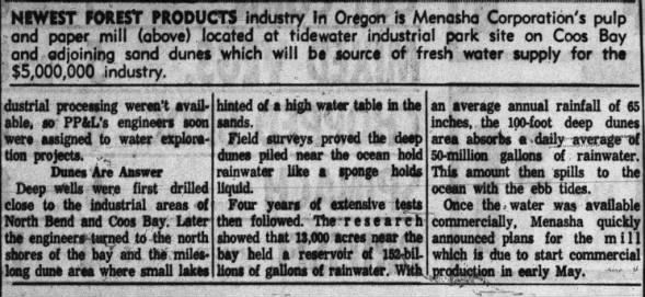 Clipping from Corvallis Gazette-Times